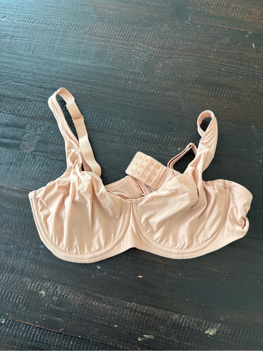 Essentials Light Nude Underwire Bra - Soft Full Coverage